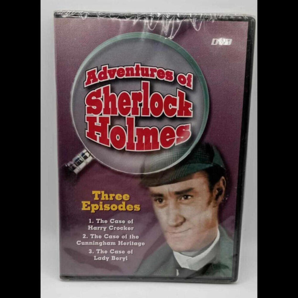 The Adventures of Sherlock  (New Sealed DVD) 3 Episodes Starring Ronald Howard